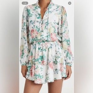 NEW Yumi Kim Love Always Mini Dress in Heart's Delight Ivory Size L NWT